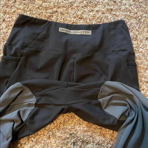 Gymshark Nikki Blackketter leggings black gray Small - Picture 9 of 9